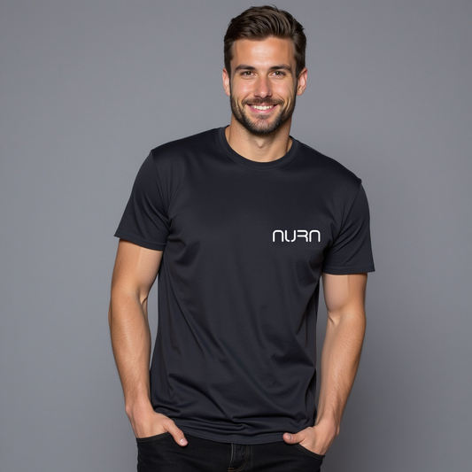 Black Regular Fit T-Shirt For Men