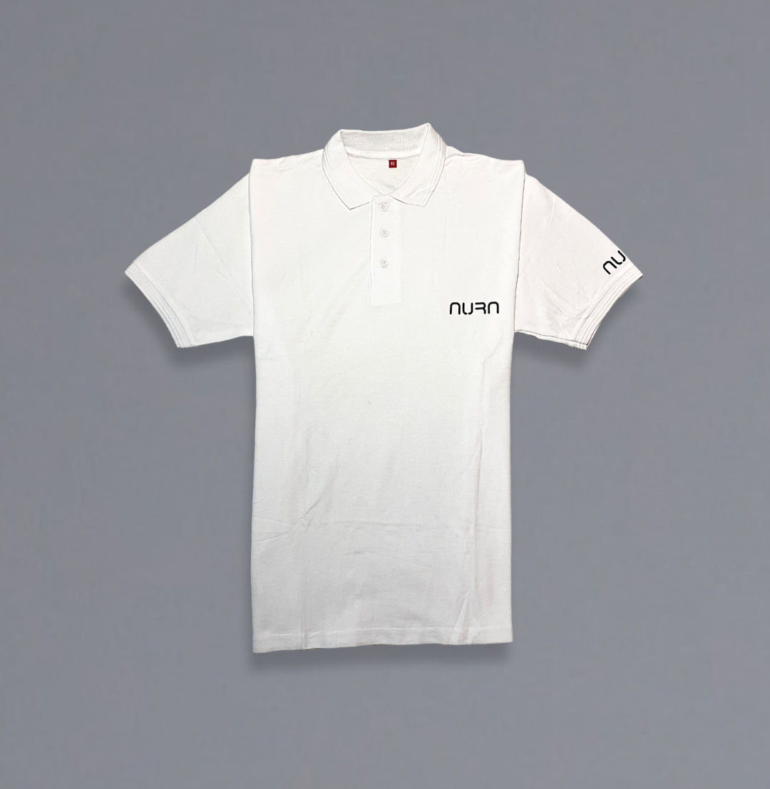 White Premium Polo Pure Cotton T-Shirt